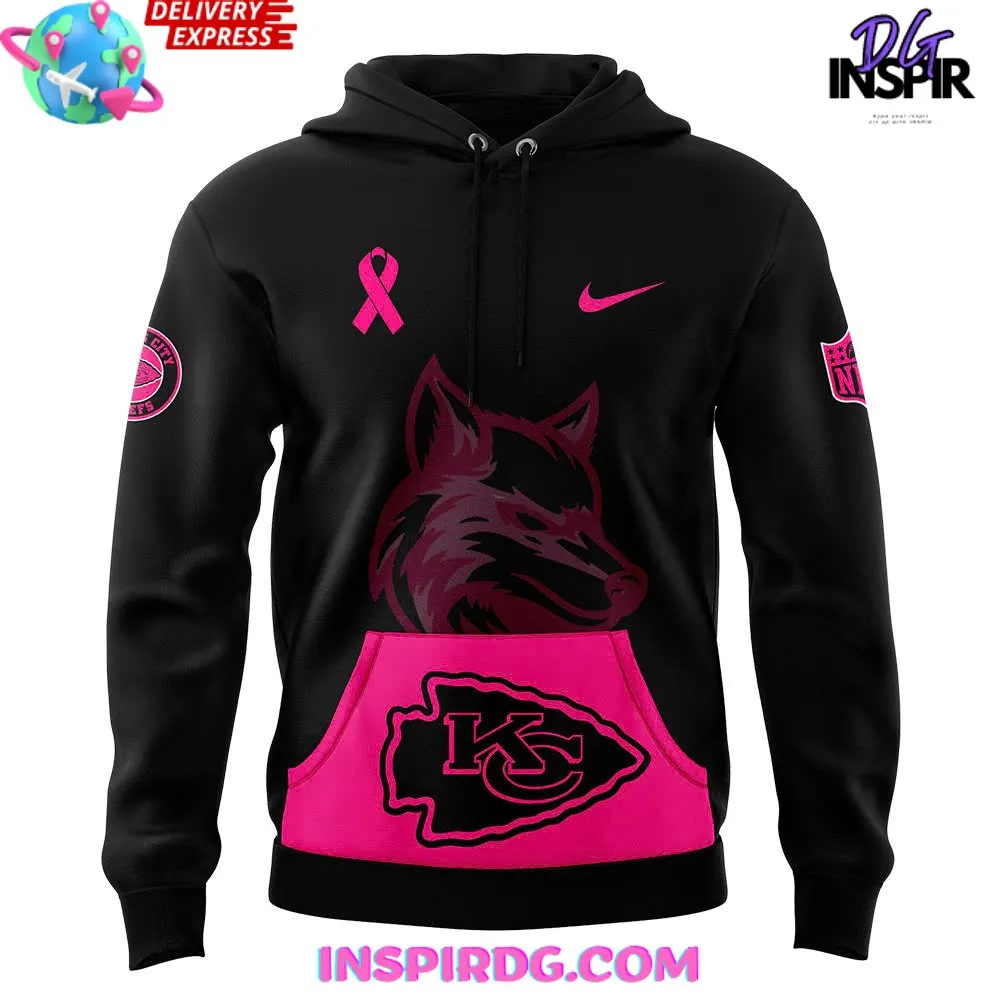 -Kansas City Chiefs Breast Cancer Awareness 2024 Hoodie