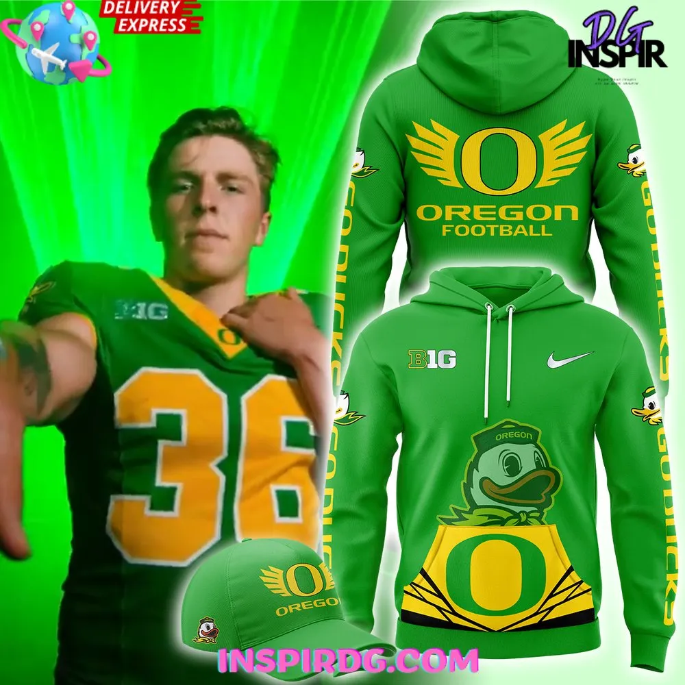 -Oregon Ducks Go Ducks 2024 Limited Hoodie