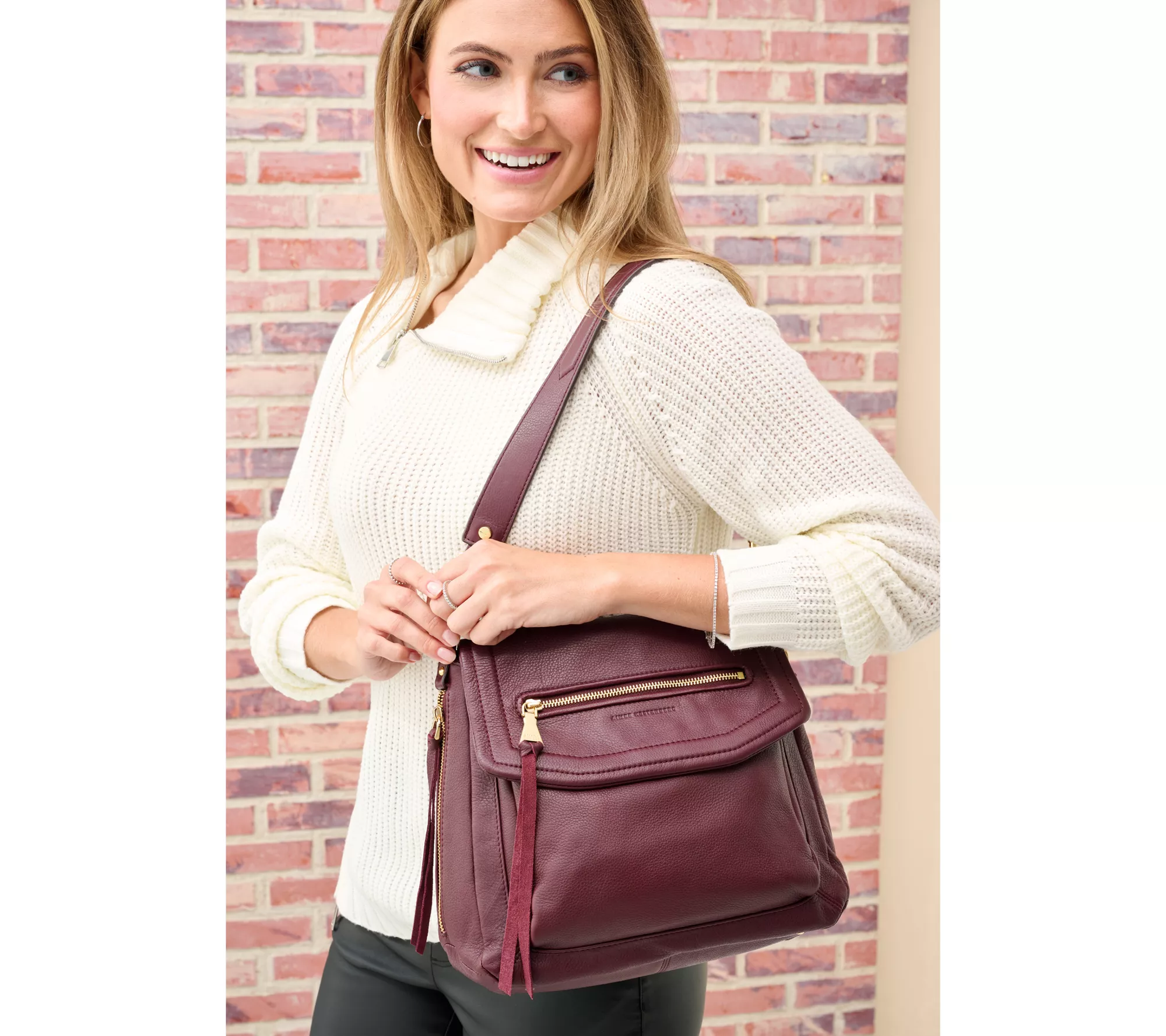 Aimee Kestenberg Leather Shoulder Bag -Fifth Avenue