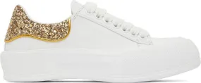 Alexander McQueen White Plimsoll Sneakers