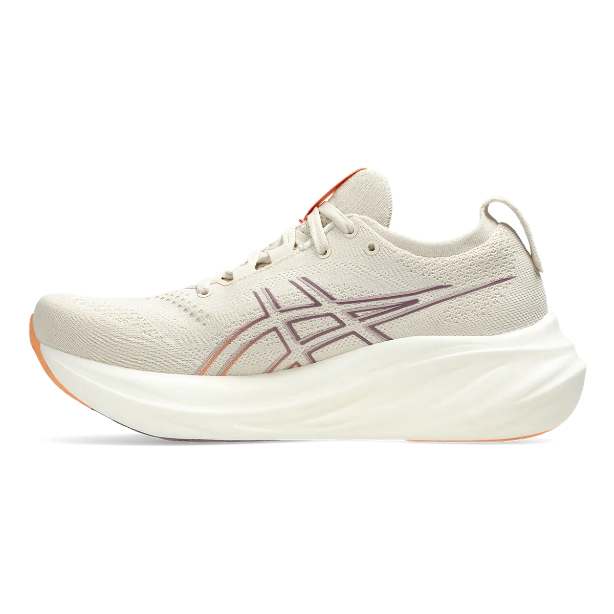 Asics Gel Nimbus 26 - Oatmeal - Faded Orange