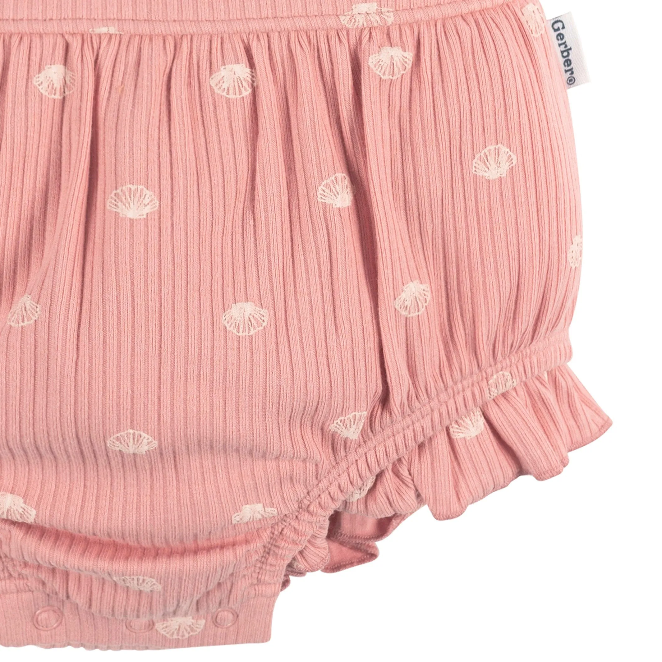 Baby Girls Seashell Bubble Romper