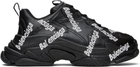 Balenciaga Black Triple S Sneakers