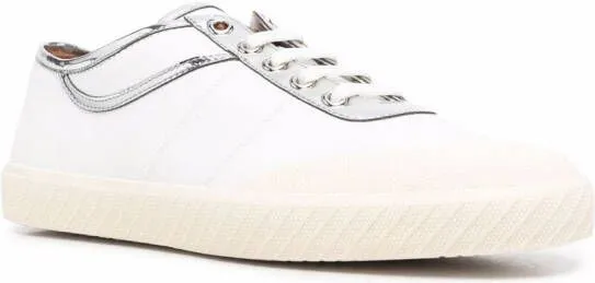 Bally metallic low-top sneakers White