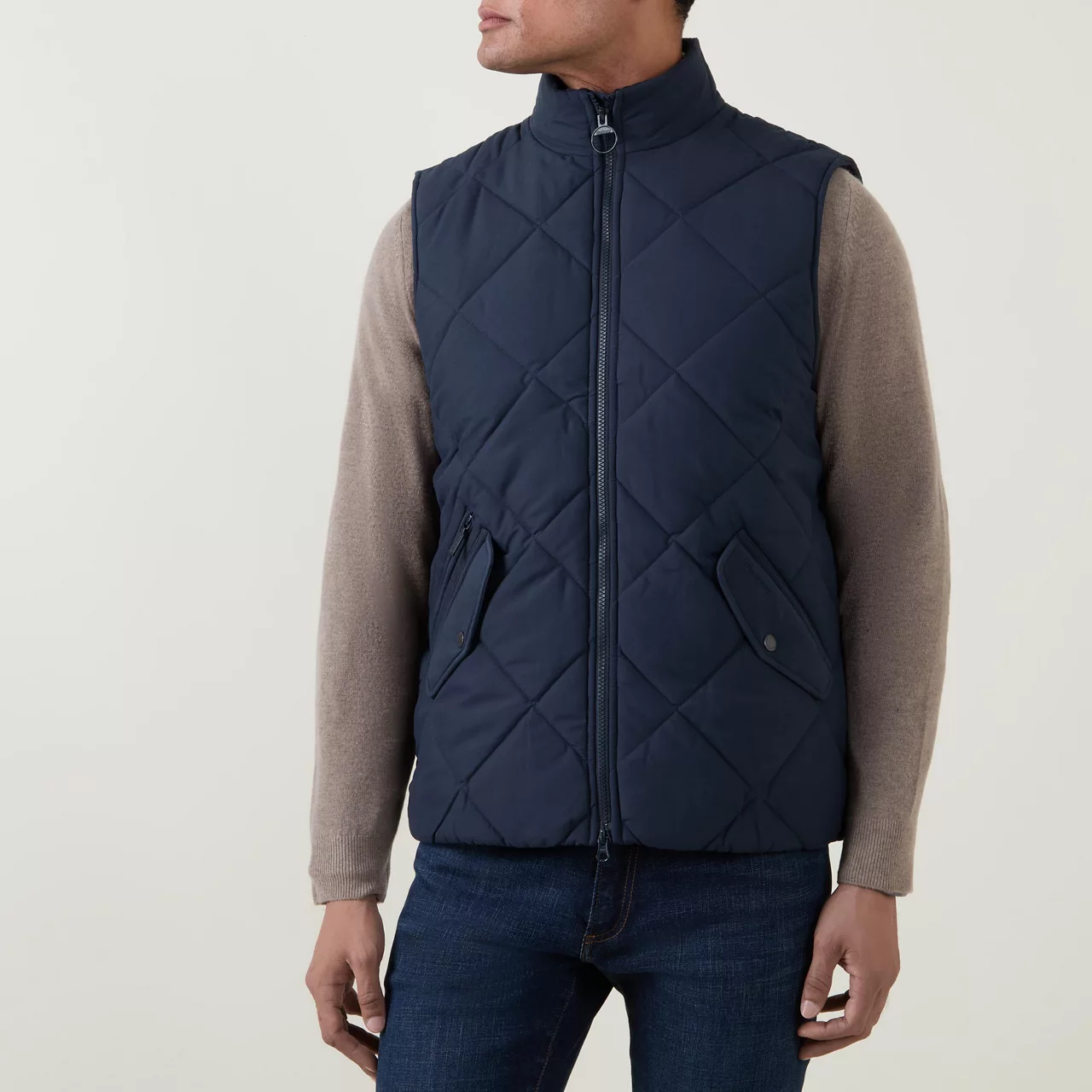 BARBOUR Fleece Vest Gilet - Navy