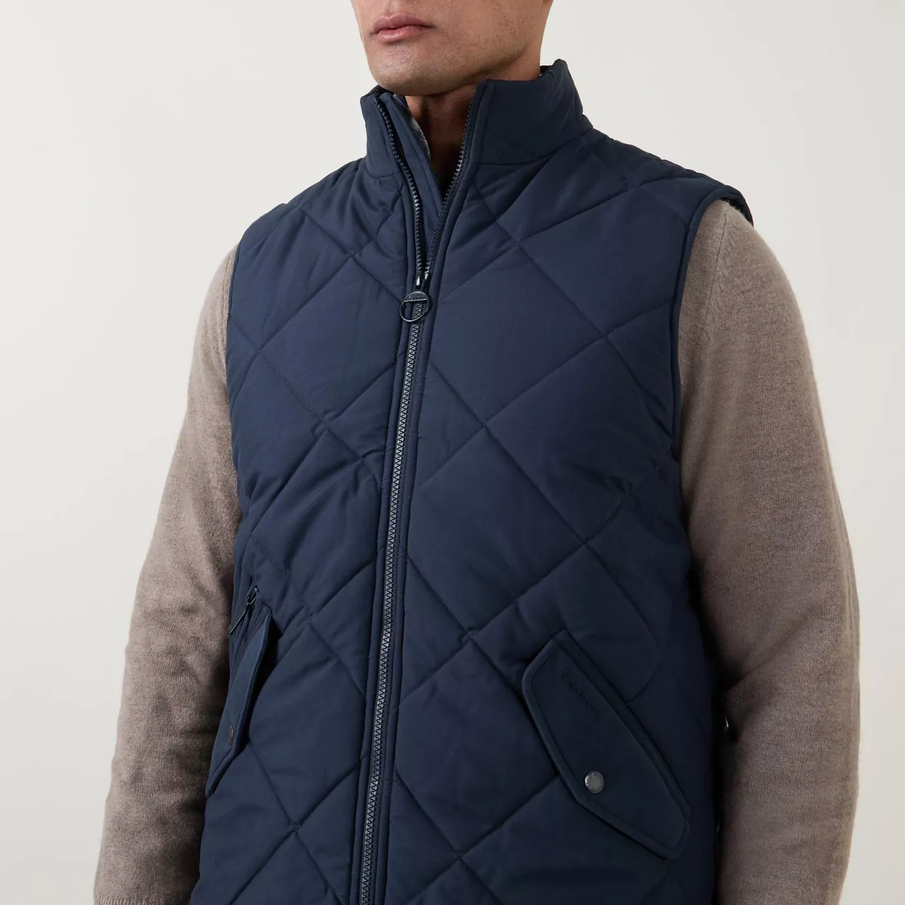 BARBOUR Fleece Vest Gilet - Navy