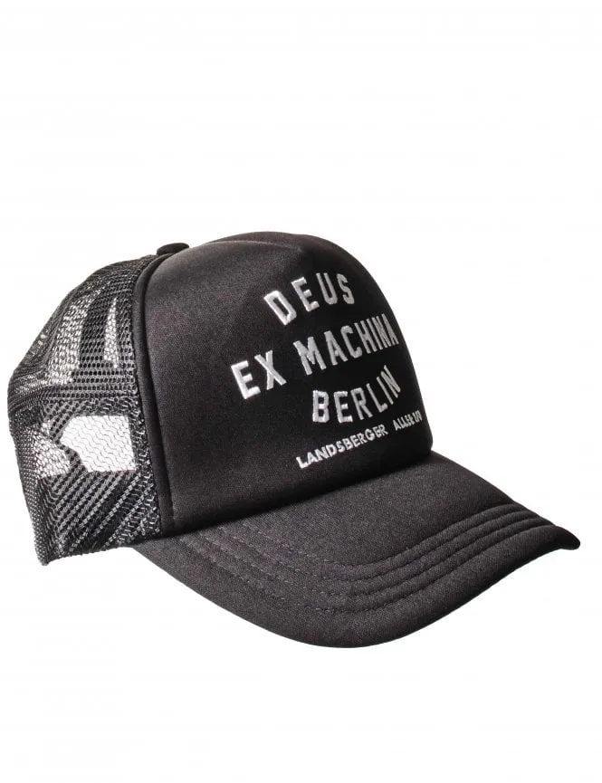 Berlin Address Trucker Hat - Black