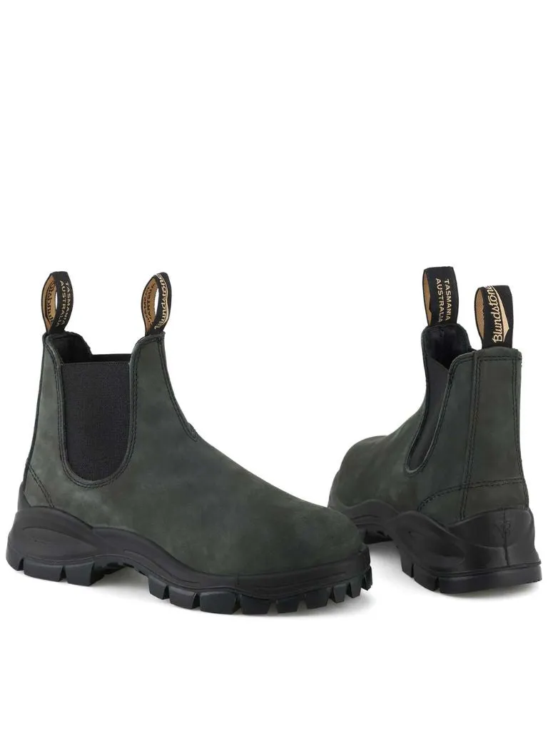 Blundstone Lug Boot in Rustic Black