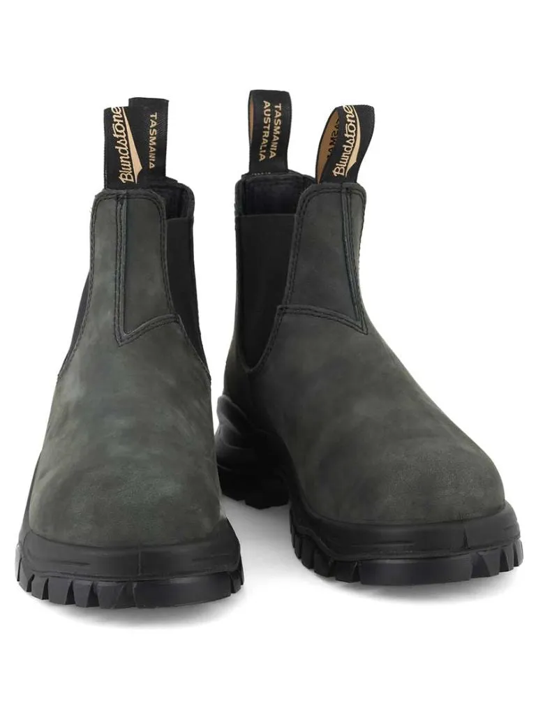 Blundstone Lug Boot in Rustic Black