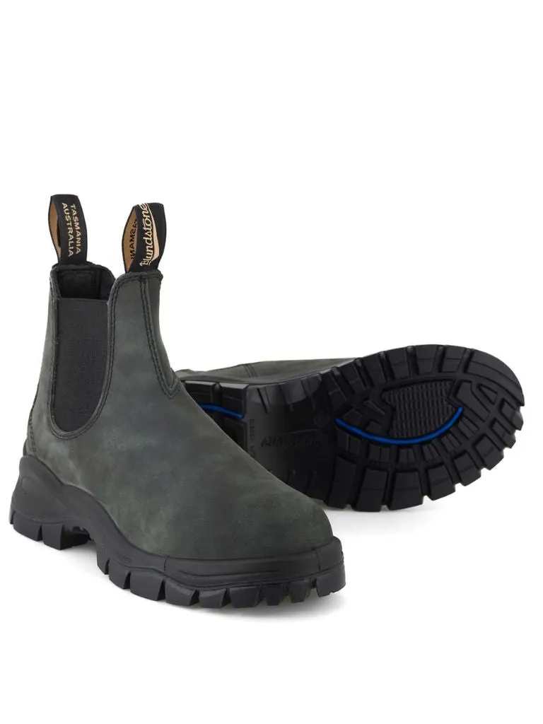 Blundstone Lug Boot in Rustic Black