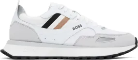 BOSS White Jonah Runn Sneakers