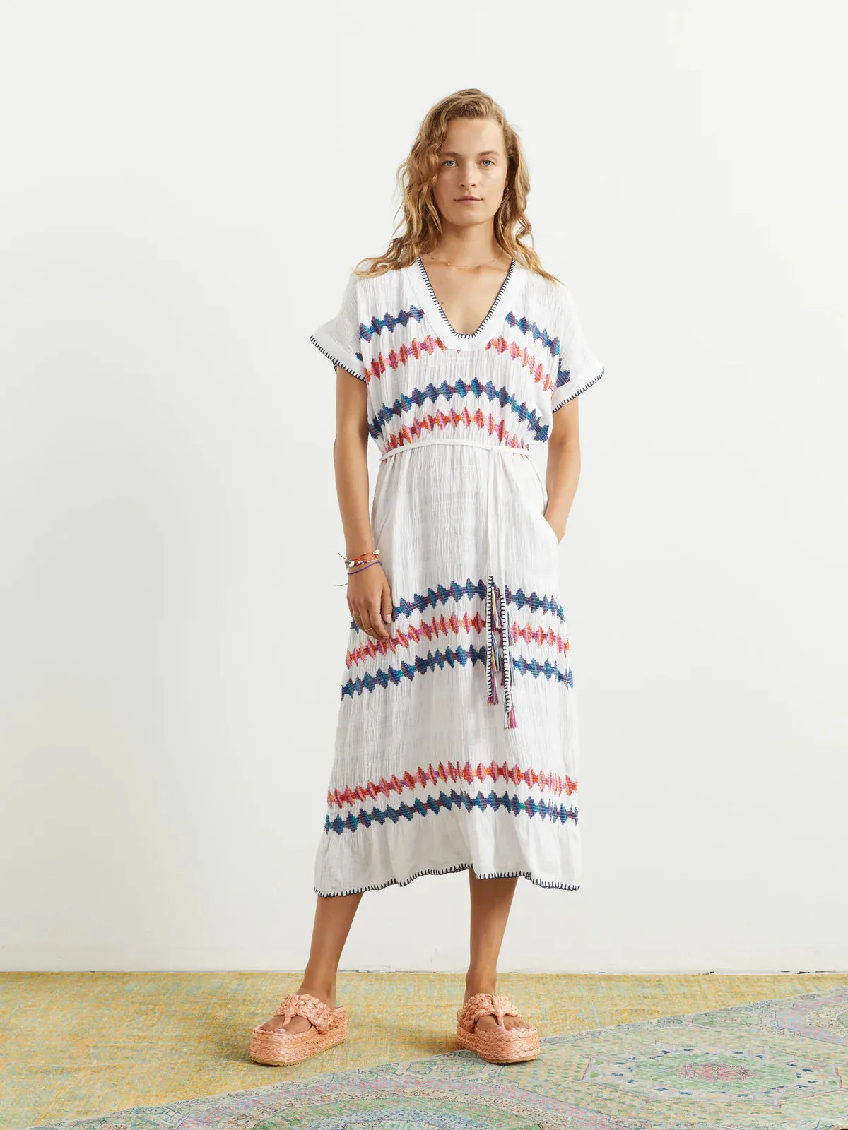 BOTEHHera Midi Tunic with Tassel Belt