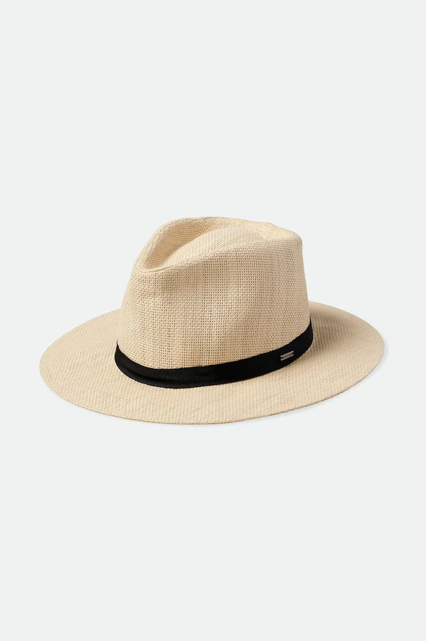 Carolina Straw Packable Hat - Natural