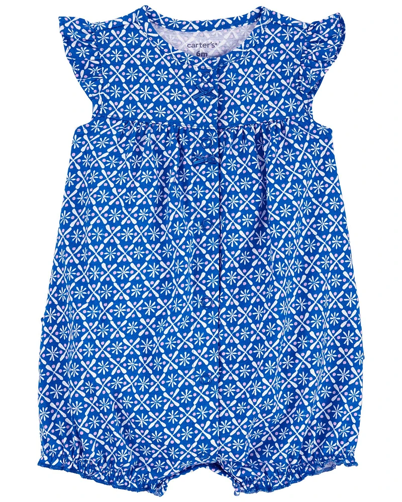 Carter's / OshKosh Baby Geo Print Snap-Up Romper