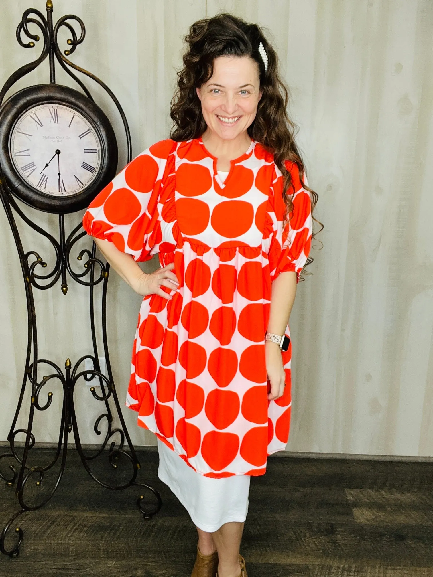 Cherish Polkadot Tunic