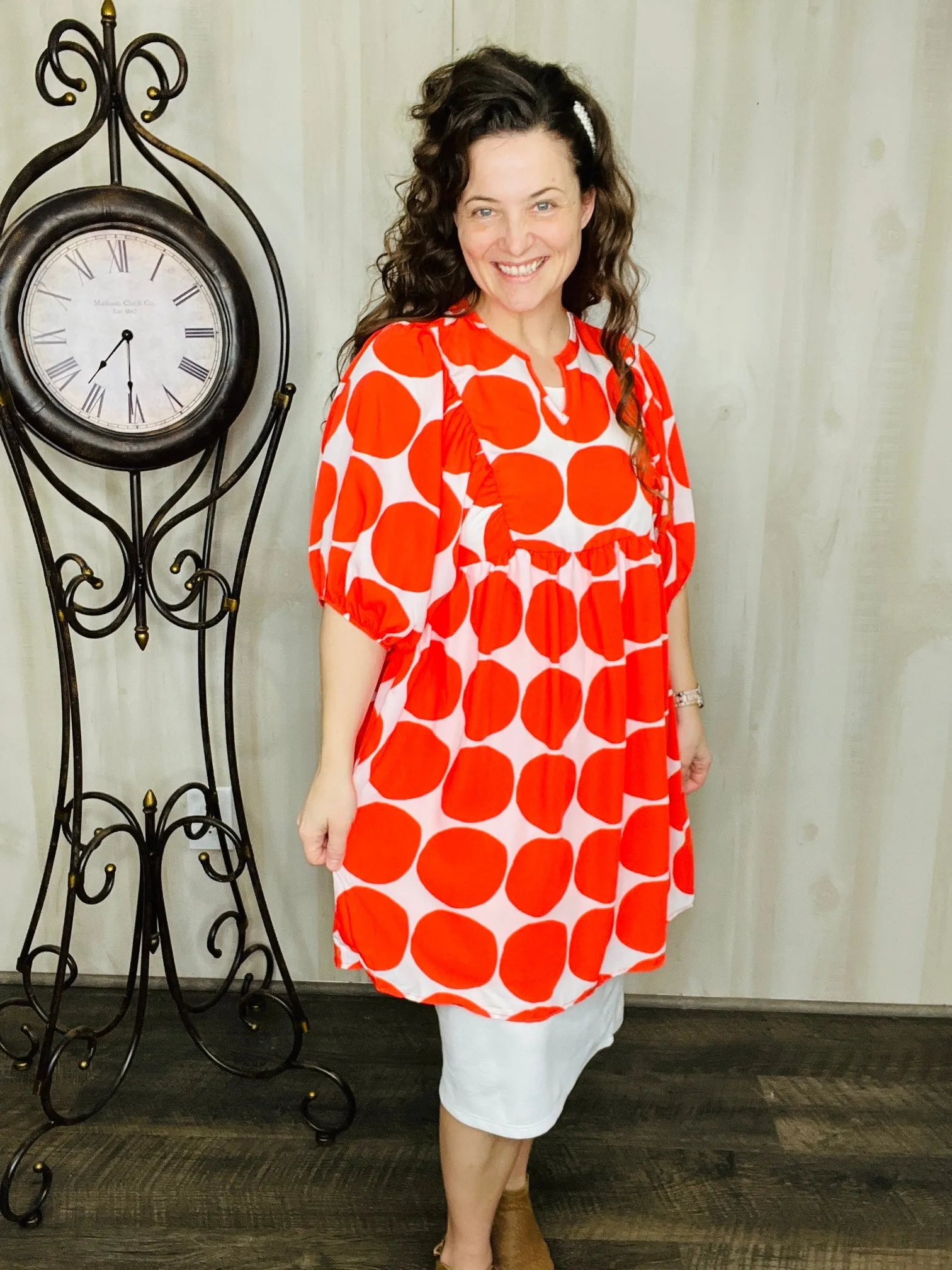 Cherish Polkadot Tunic