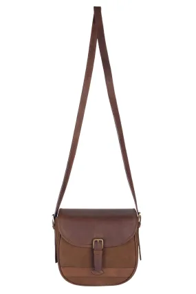 Clara Leather Saddle Style Bag                             Walnut