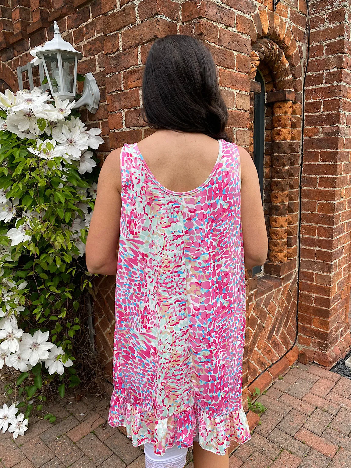 Colourful Speckle Tunic Dress Rhiann