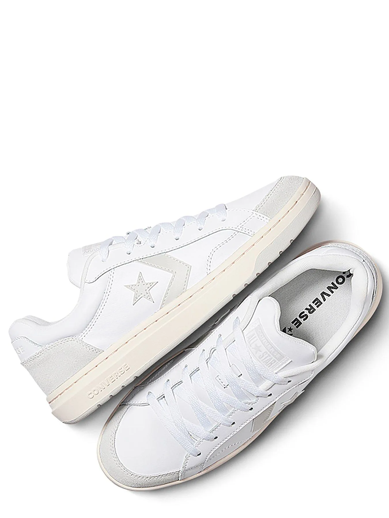 Converse Mens Pro Blaze Classic Court Worn Ox Trainers - White