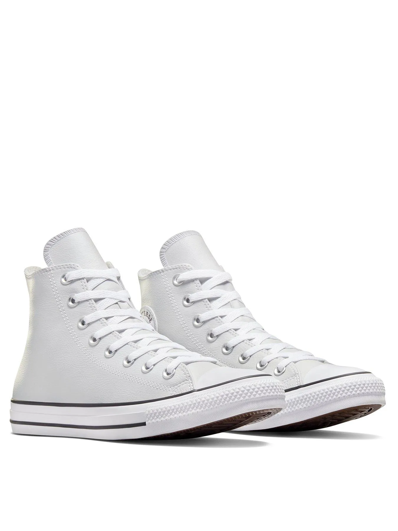 Converse Mens Seasonal Color Synthetic Leather Hi Trainers - Grey