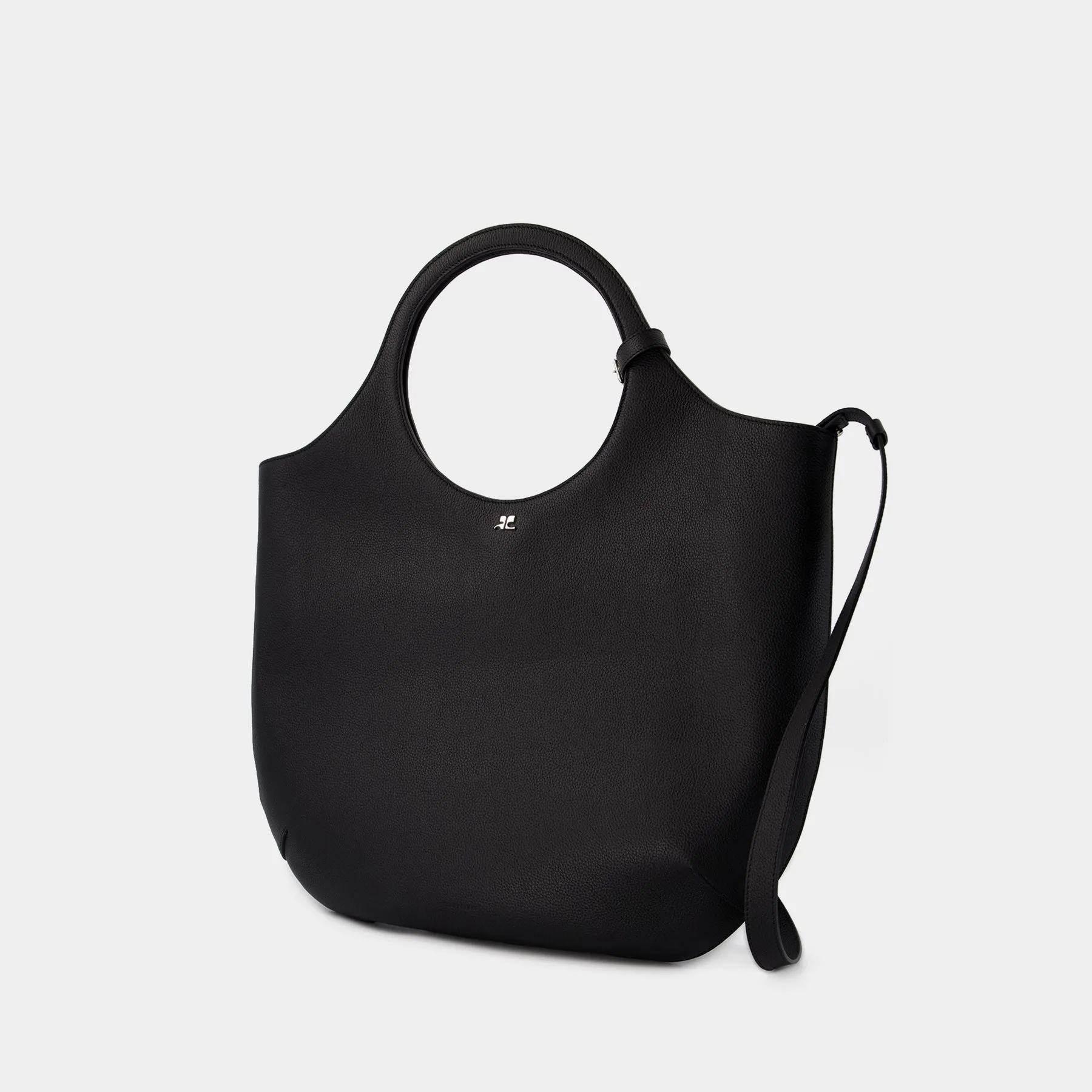 Courreges  Large Holy Bag - Courreges - Leather - Black