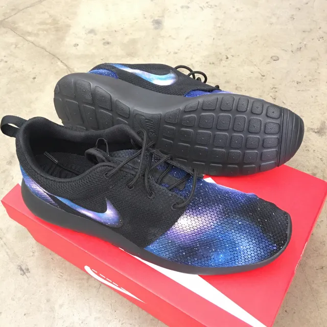 Custom Painted Galaxy Nike Roshe