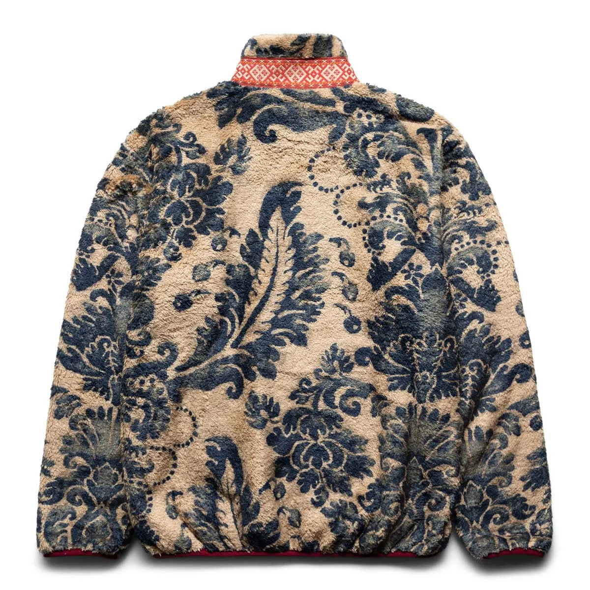 DAMASK FLEECE ZIP BLOUSON BEIGE | Bodega