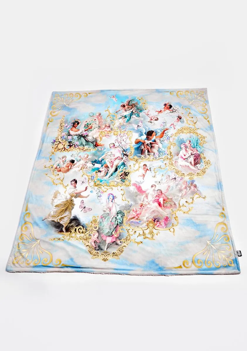 Divine Lush Opulence Fleece Throw Blanket-