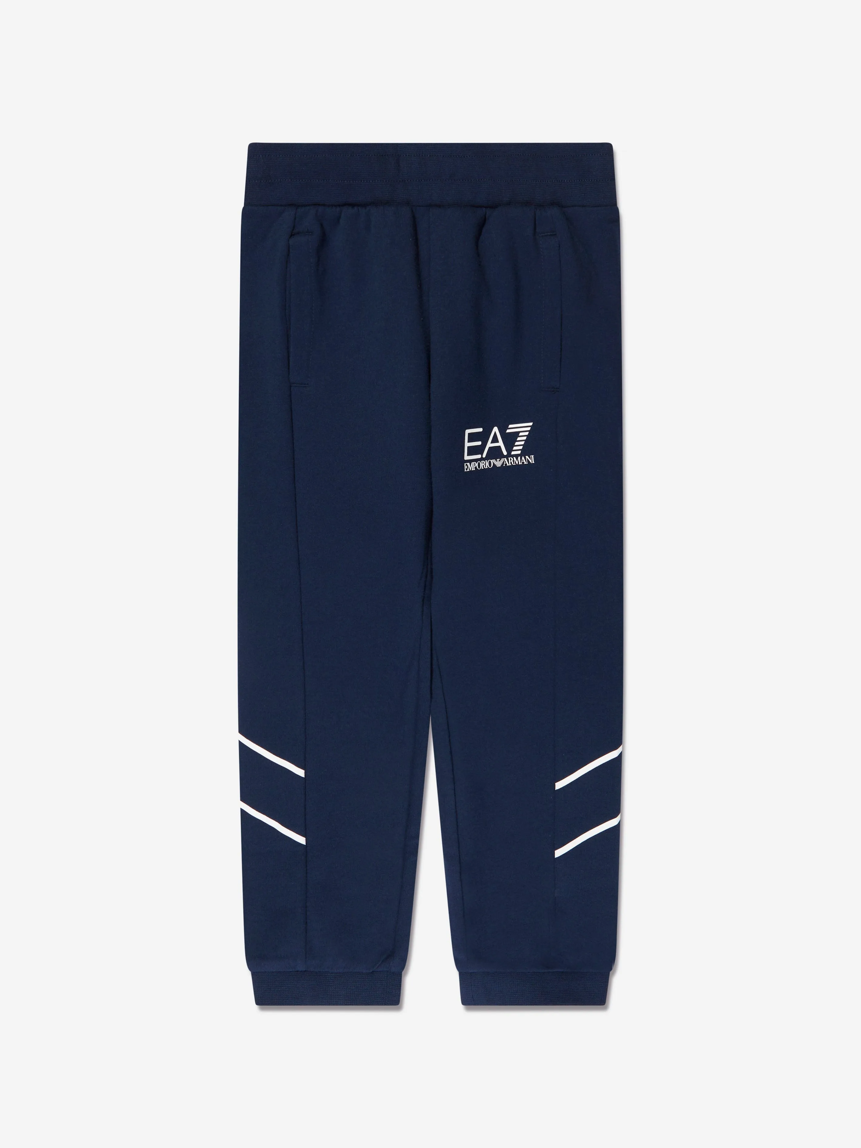 EA7 Emporio Armani Boys Train Logo Tracksuit in Navy