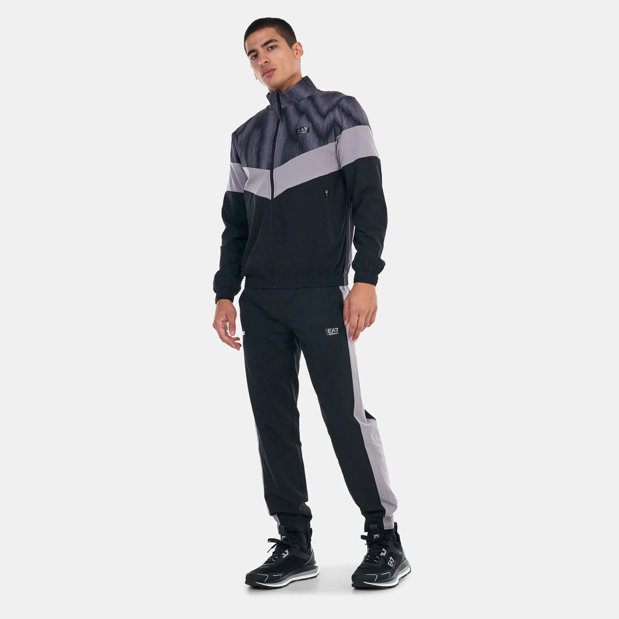 EA7 Emporio Armani Men's Ventus7 Training Full-Zip Tracksuit