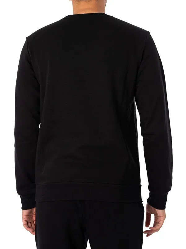 Emporio Armani Lounge Logo Tracksuit - Black