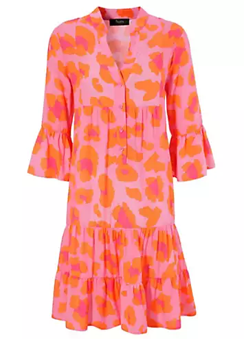 Floral Print Tunic Dress by Aniston | Look Again