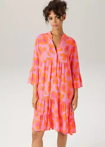 Floral Print Tunic Dress by Aniston | Look Again