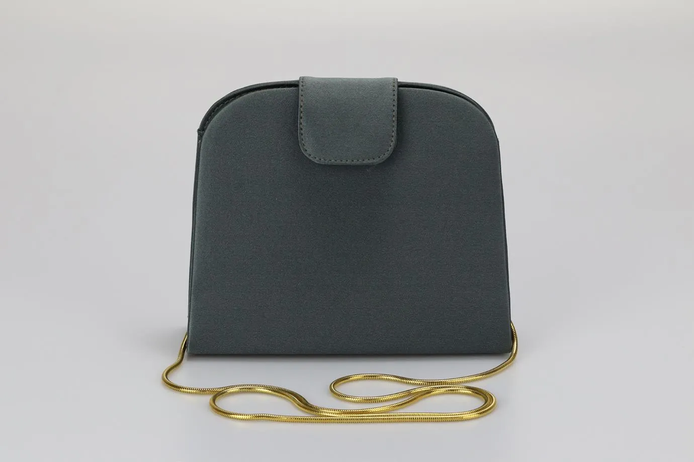 GUY LAROCHE SATIN SHOULDER BAG