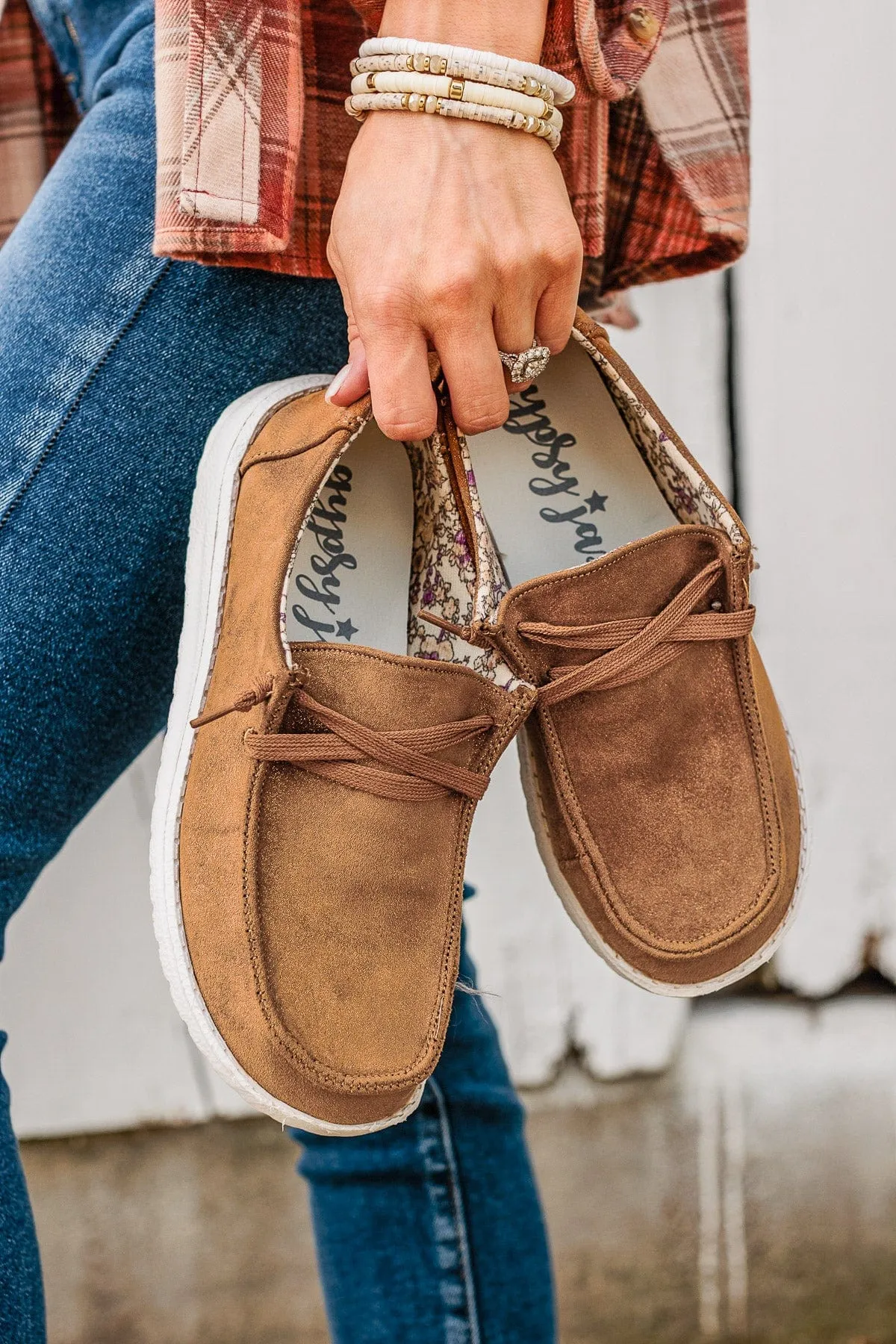 Gypsy Jazz Moonshine Sneakers- Tan