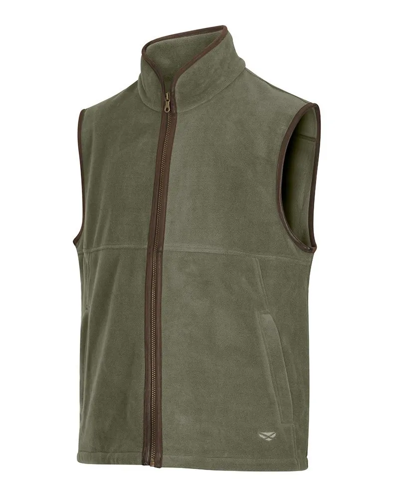 Hoggs Stenton Technical Fleece Gilet Lovat