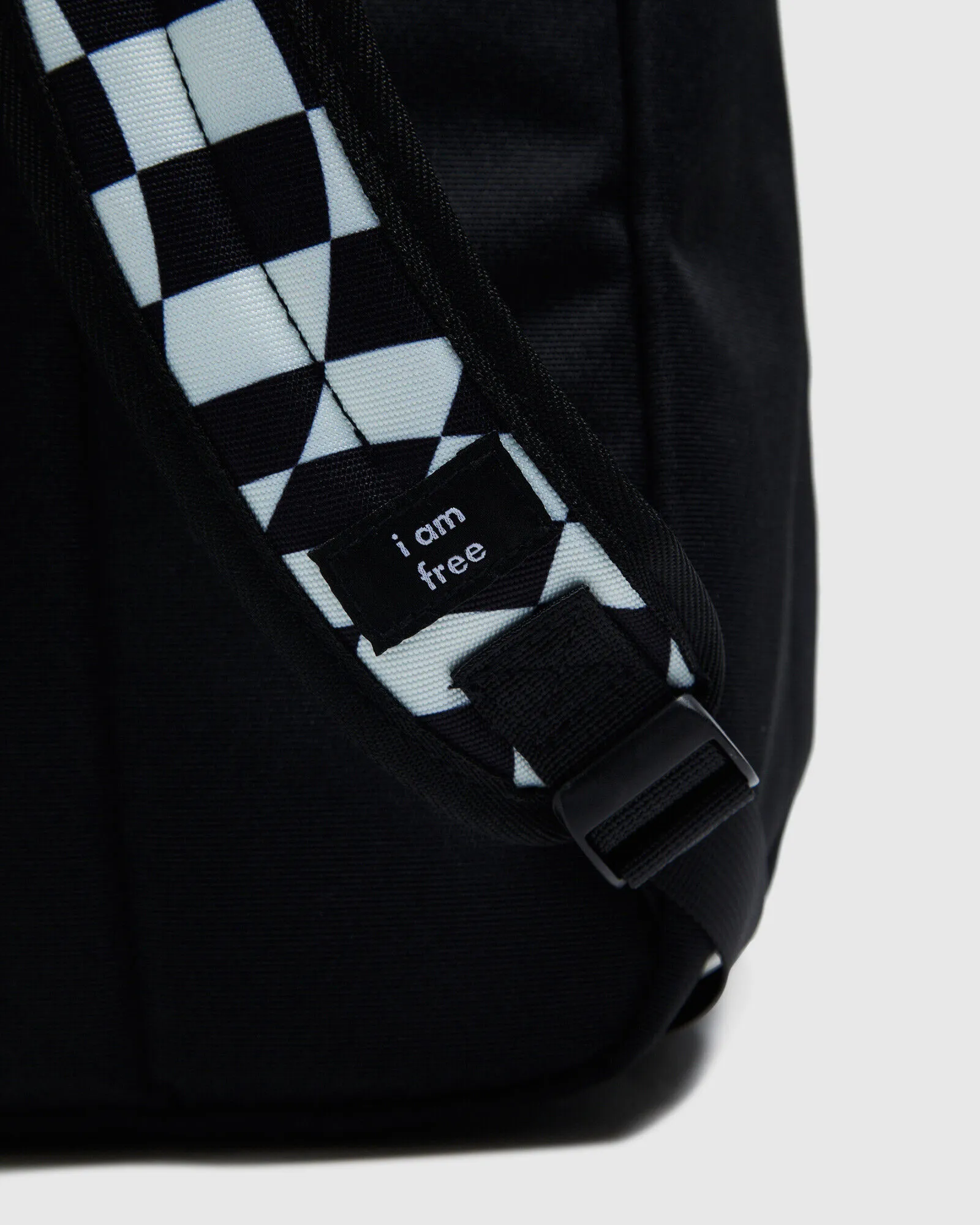 Insight Tripped Out Check Backpack White/Black