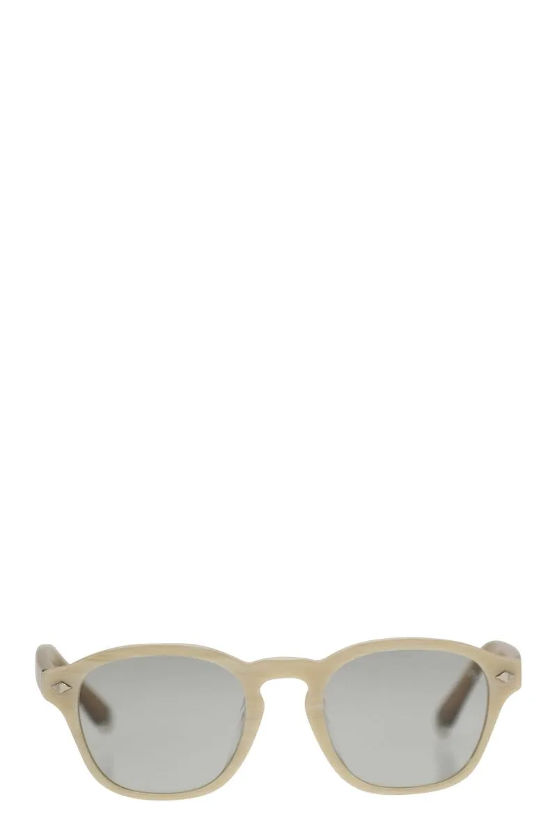 INTARSIA RAYS ACETATE SUNGLASSES