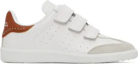 Isabel Marant White & Brown Beth Sneakers