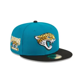 Jacksonville Jaguars Throwback Hidden 59FIFTY Fitted Hat