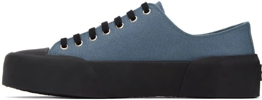 Jil Sander Blue Platform Sneakers