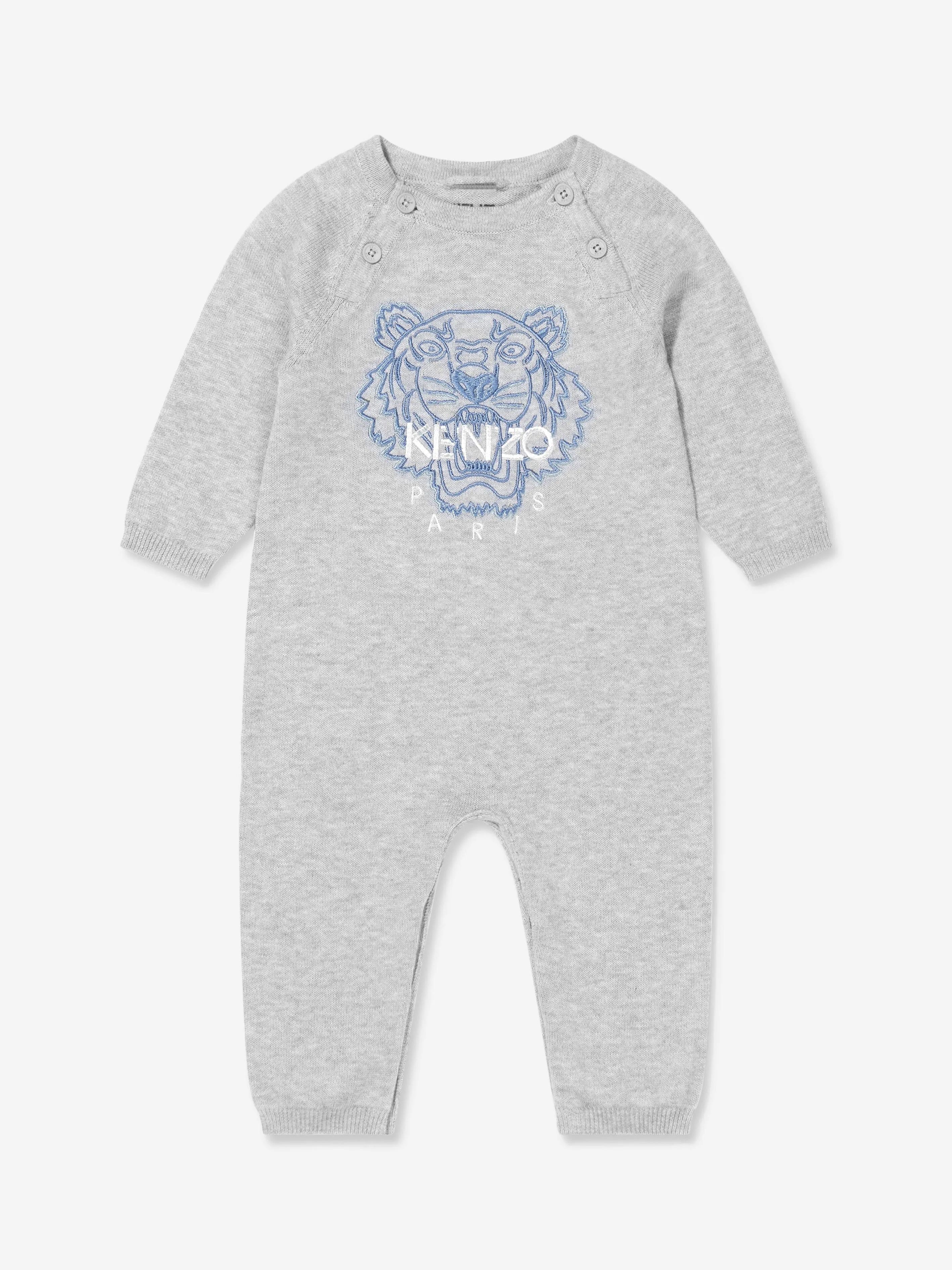 KENZO KIDS - Baby Boys Knitted Tiger Romper | Childsplay Clothing