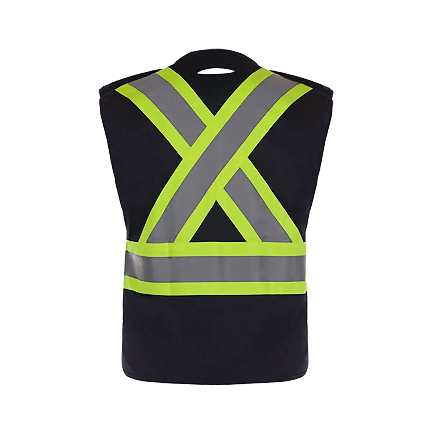 L01170 - Protector - Tricot Hi-Vis 5 Point Tear Away Vest - One Size