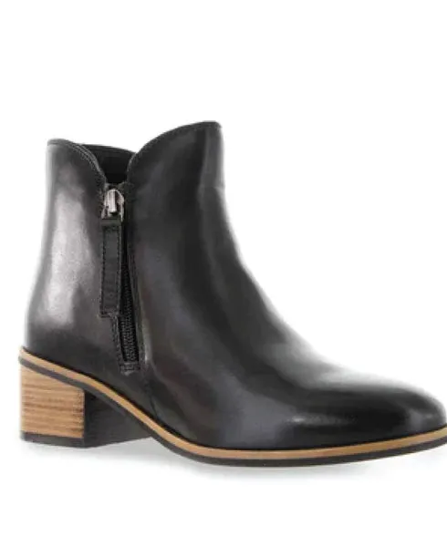 Le Sansa Oxley  Twin Zip Boot - Black