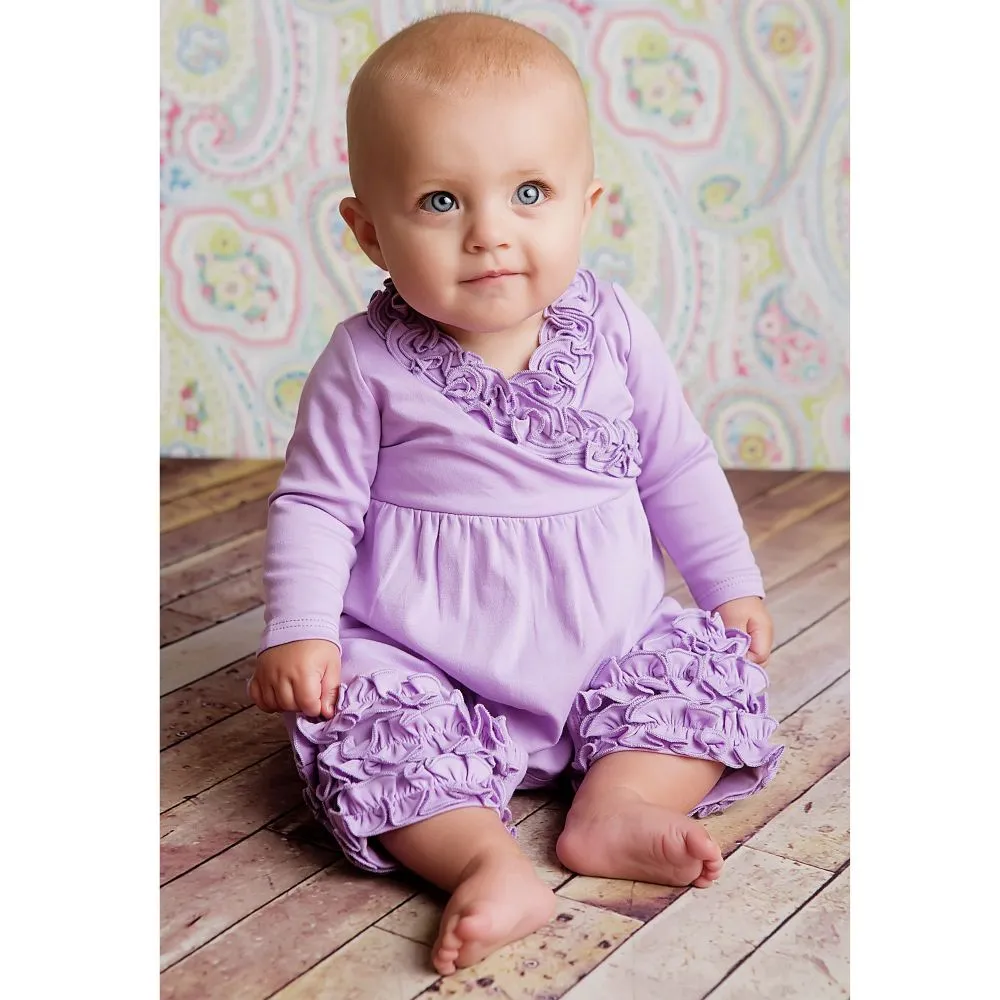 Lilac Pima Cotton Romper