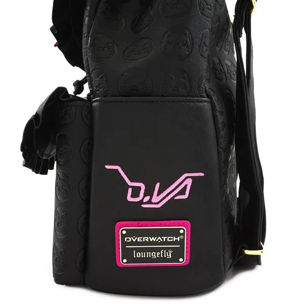 Loungefly x Overwatch Black Cat D.Va Mini Backpack