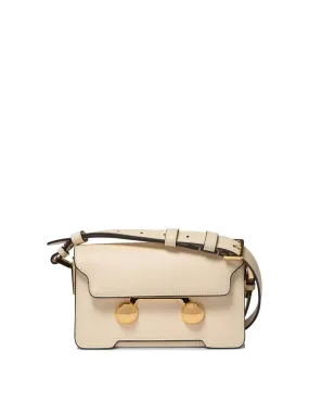 MARNI Trunkaroo Mini White Leather Shoulder Bag