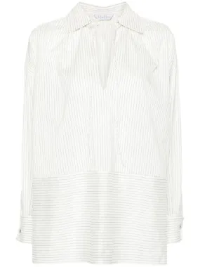 Max Mara    Max Mara Cotton And Silk Blend Tunic