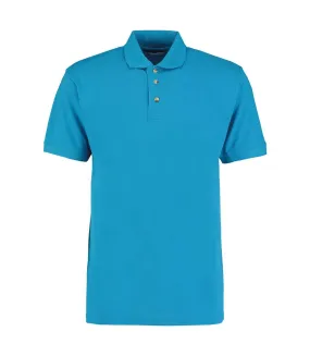 Mens workwear superwash 60c polo shirt electric blue Kustom Kit