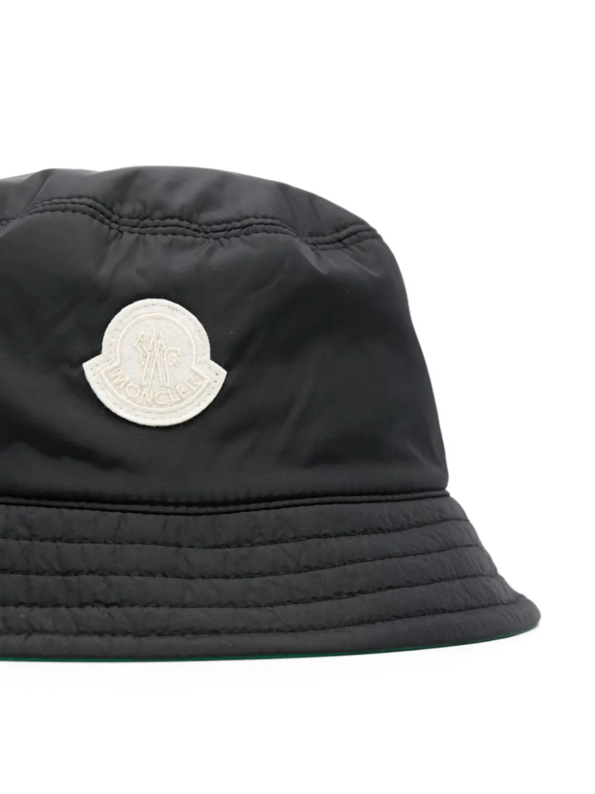 Moncler Bucket Hat Logo Black